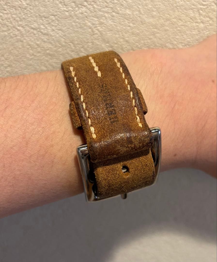 HERMES エルメス エトリヴィエール レザー ブレスレット バングル H刻印