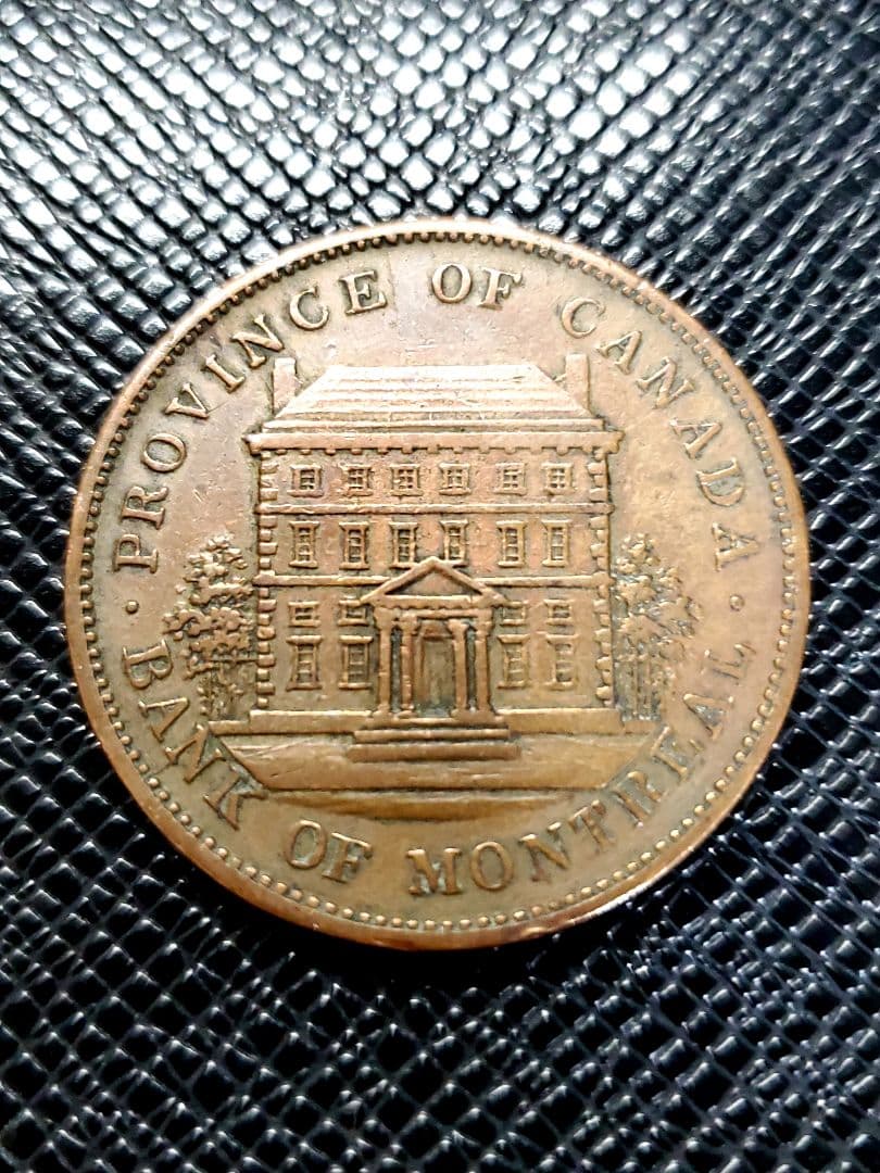 2379.　極美品　1842年　カナダ　バンクトークン　1ペニー