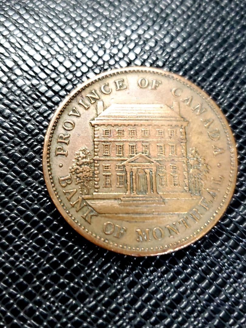 2379.　極美品　1842年　カナダ　バンクトークン　1ペニー