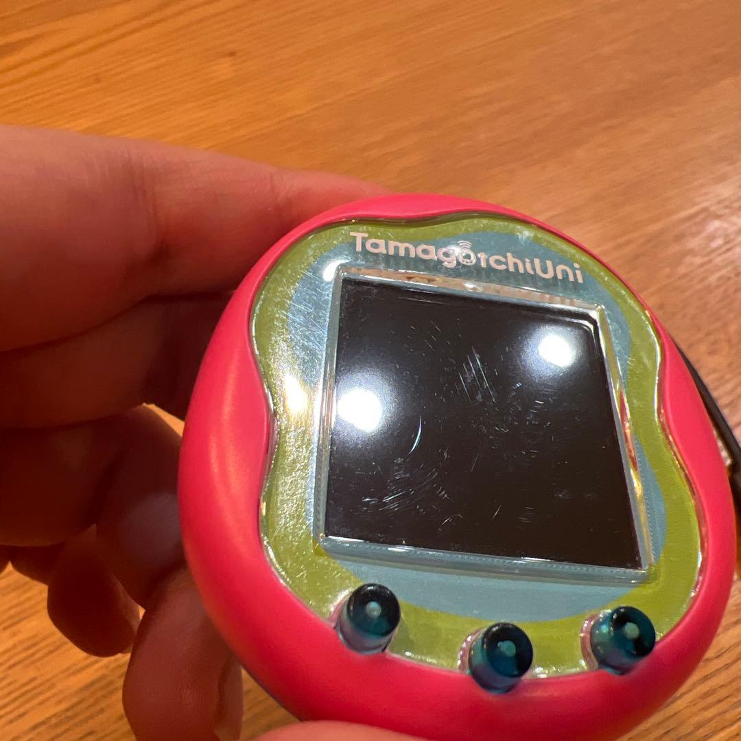 最終値下げ！　たまごっちユニ　ピンク 　「可哀想にランド」ダウンロード済み