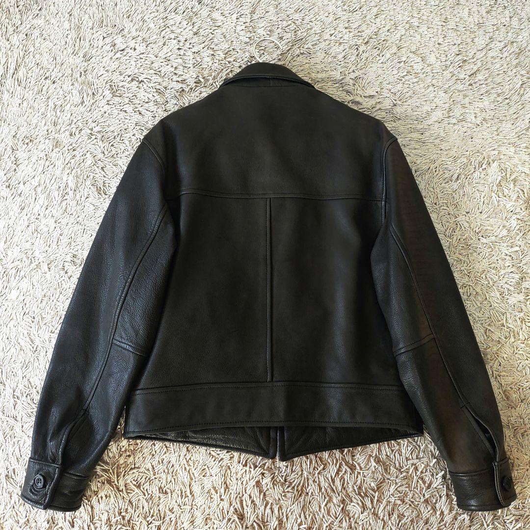 【牛革】Paul Smith　ポールスミス　レザージャケット　ブラック　メンズ