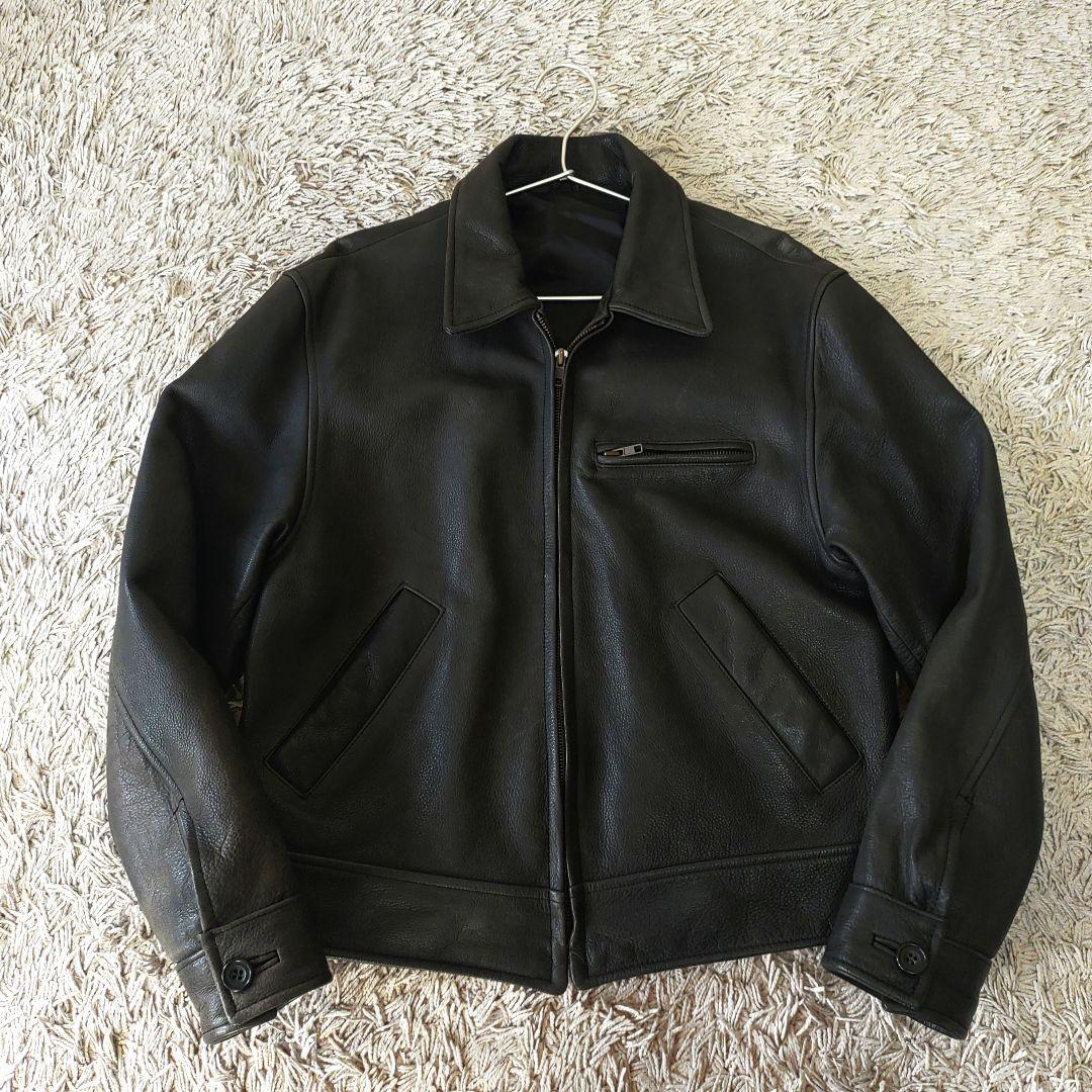 【牛革】Paul Smith　ポールスミス　レザージャケット　ブラック　メンズ