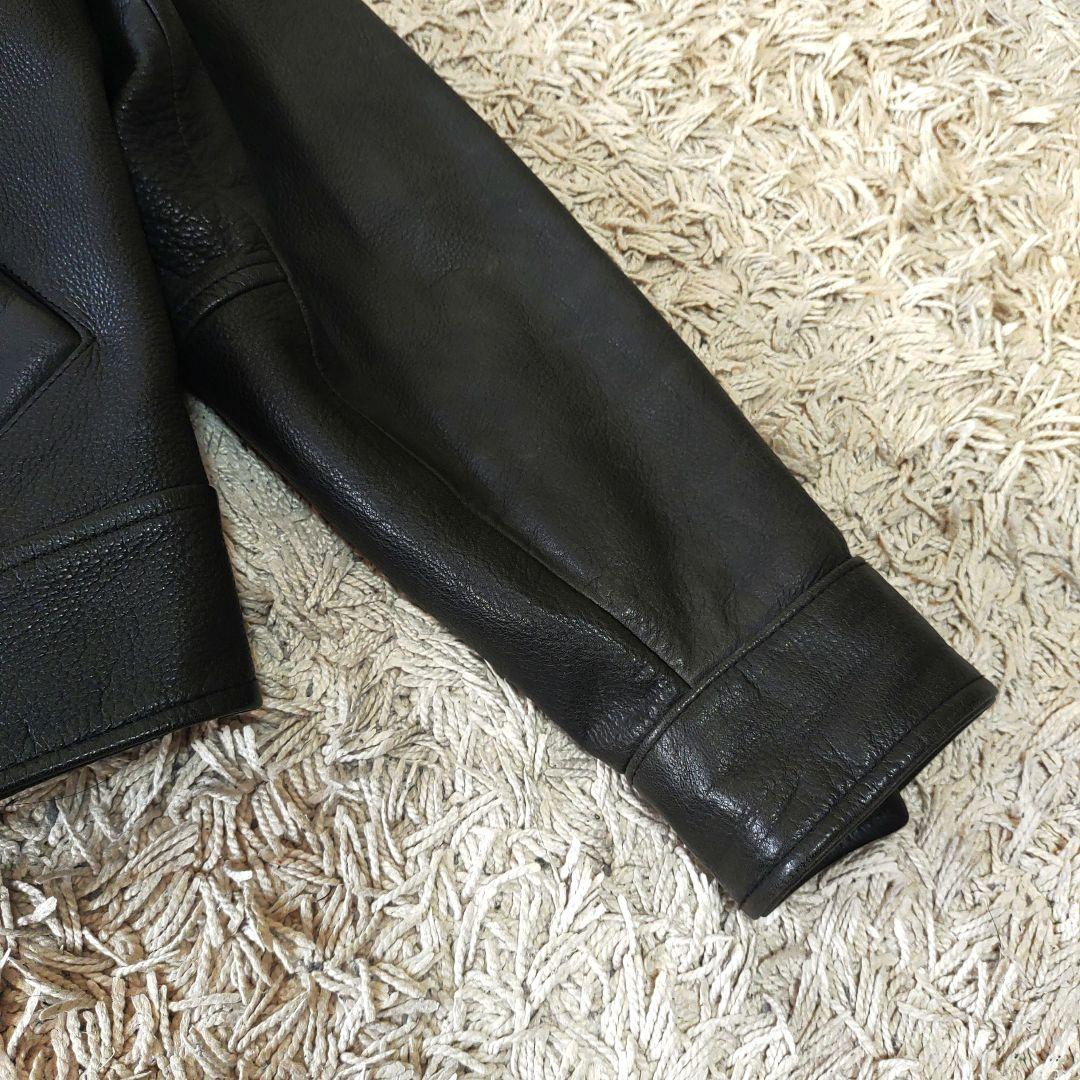 【牛革】Paul Smith　ポールスミス　レザージャケット　ブラック　メンズ