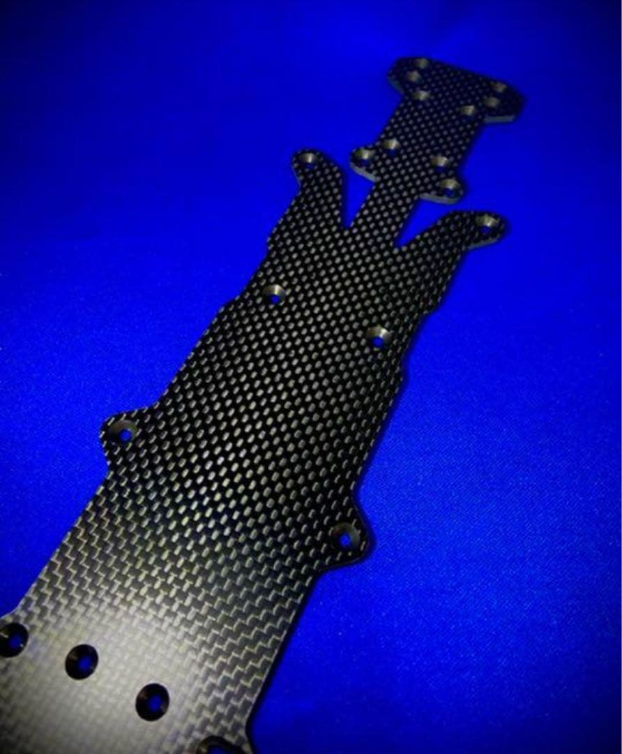 特注　ヨコモ YD-2R用ナローメインシャーシ　スリット無加工　蕨山Carbon