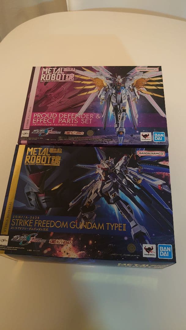 ストライクフリーダム弐式、プラウドディフェンダー、インフィニットジャスティス弐式