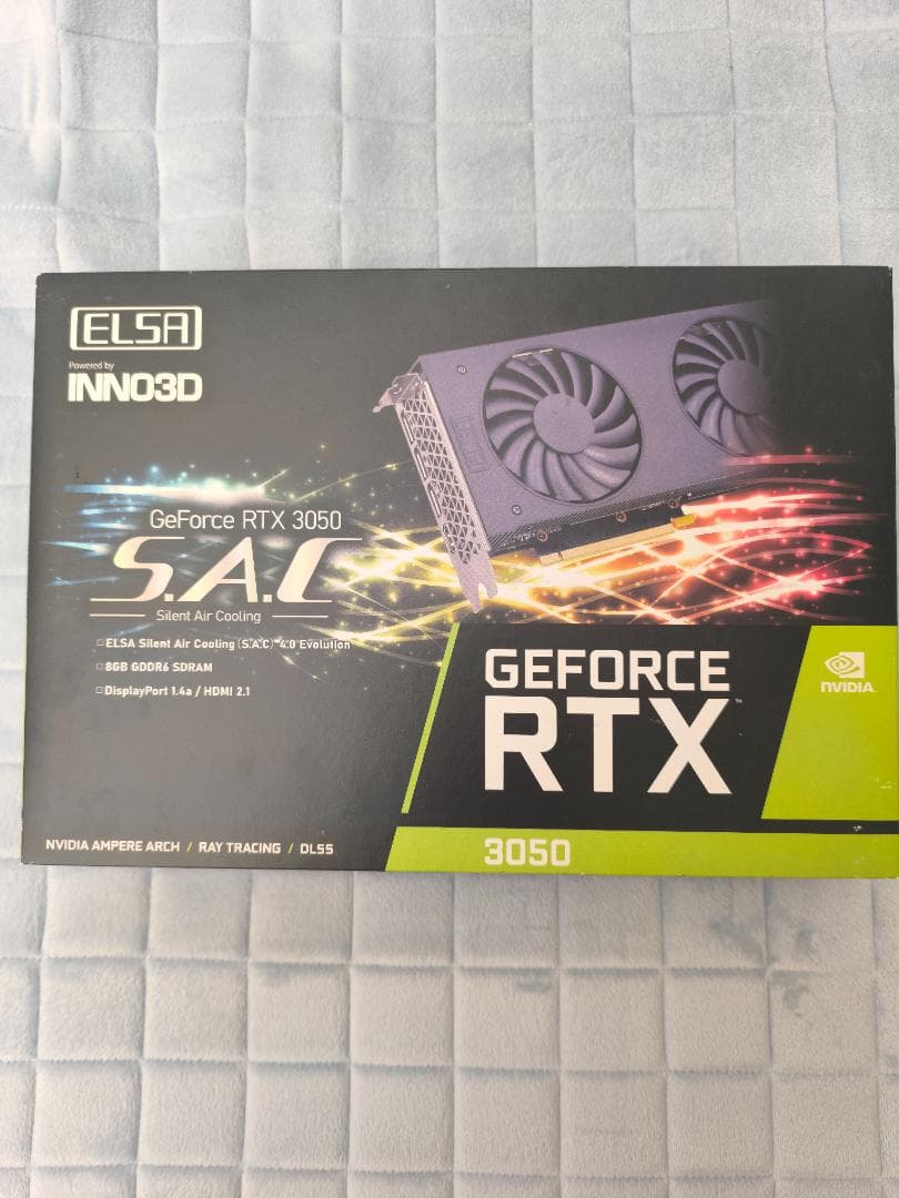 ELSA GeForce RTX 3050 S.A.C　８GB