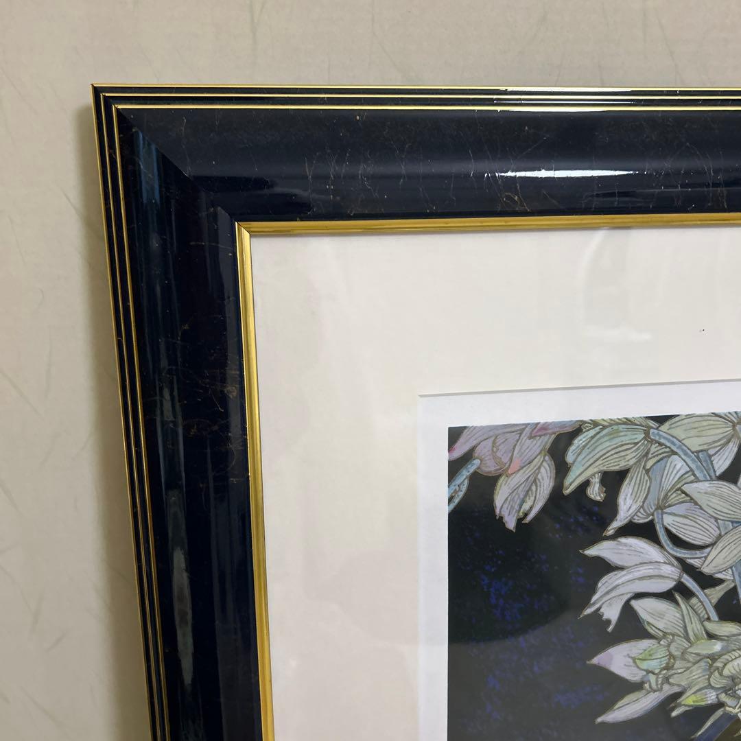 【美品】ティン・シャオカン　丁 紹光　花影の母子像　シルクスクリーン