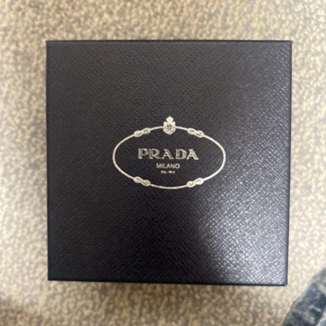 PRADA ミラノ ブラックナイロンベルト 箱付き
