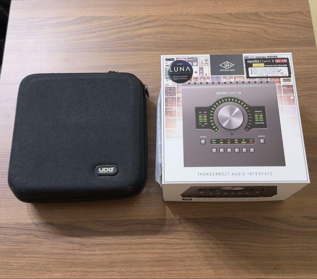 Apollo Twin X QUAD 【専用ケース&サンダーボルト3ケーブル付】