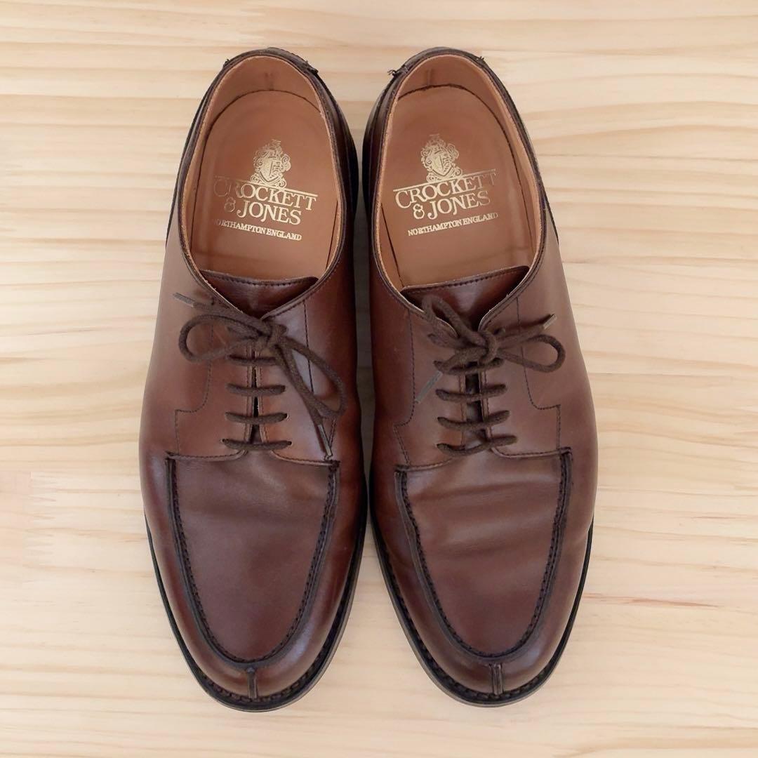 クロケット&ジョーンズ Crockett&Jones モールトン Uチップ 革靴