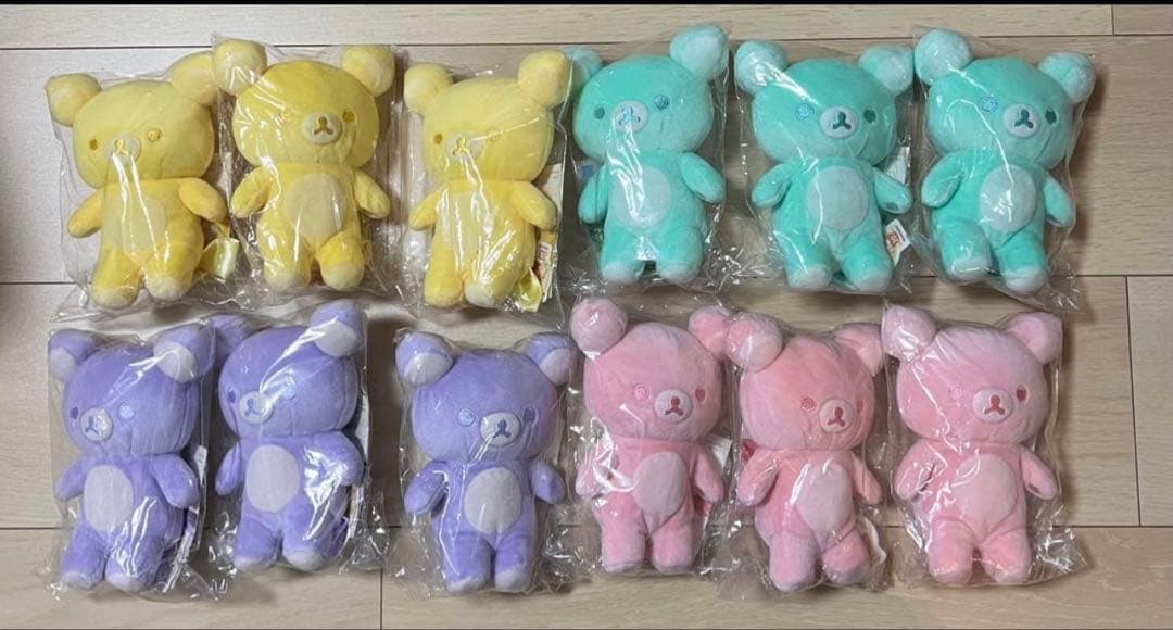 リラックマ 20Colors ぬいぐるみ　〜４Seasons 〜4種　3セット