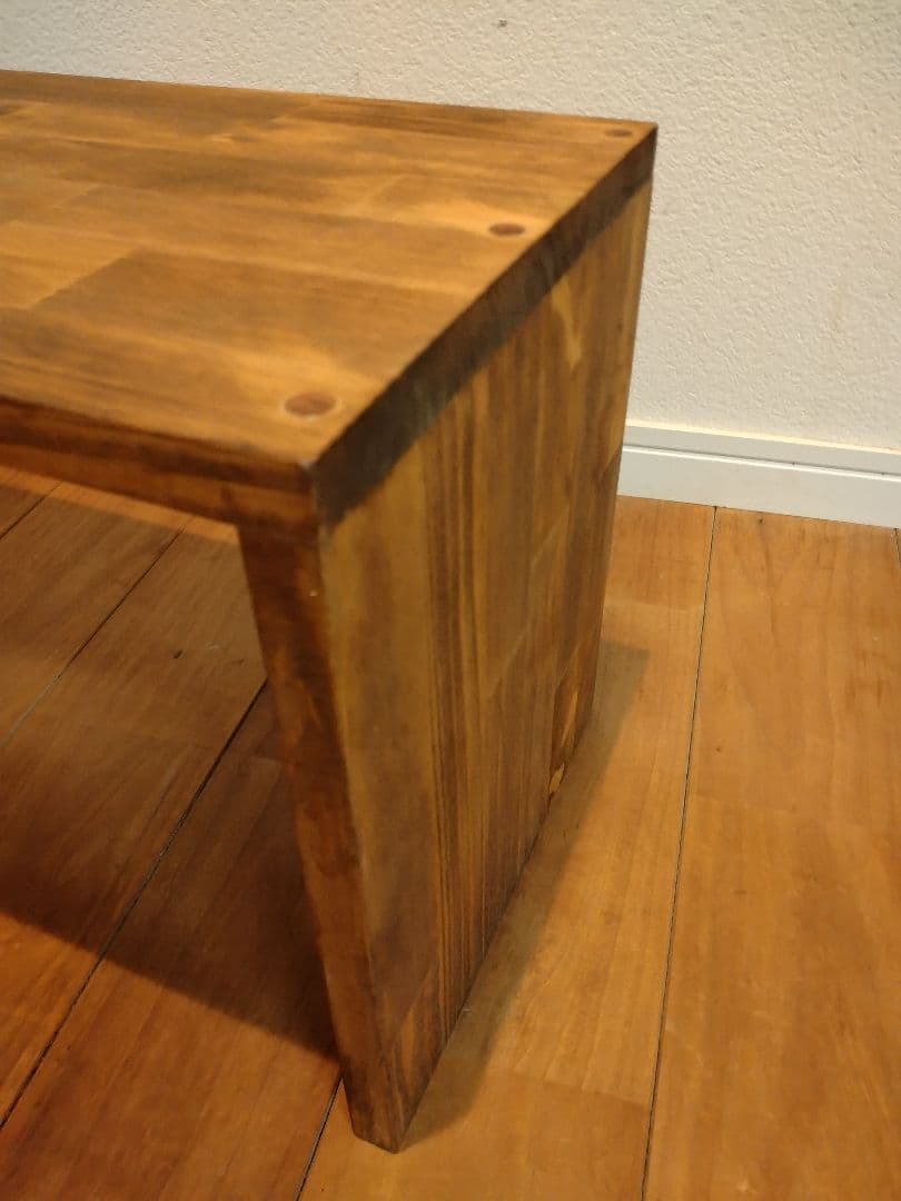 木製　ハンドメイド　オーダー　コの字　ワトコオイル　踏み台　水槽台