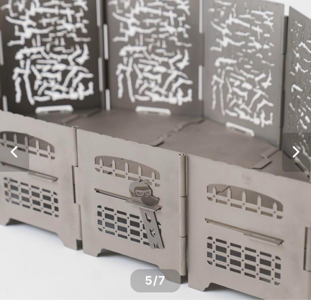 【希少コラボ】ナチュモン×サンゾー工務店 RODAN クラック焚き火台