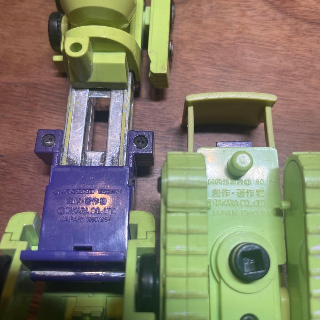 【当時物】トランスフォーマー ビルドロン 巨人兵 デバスター　中古　欠品有り