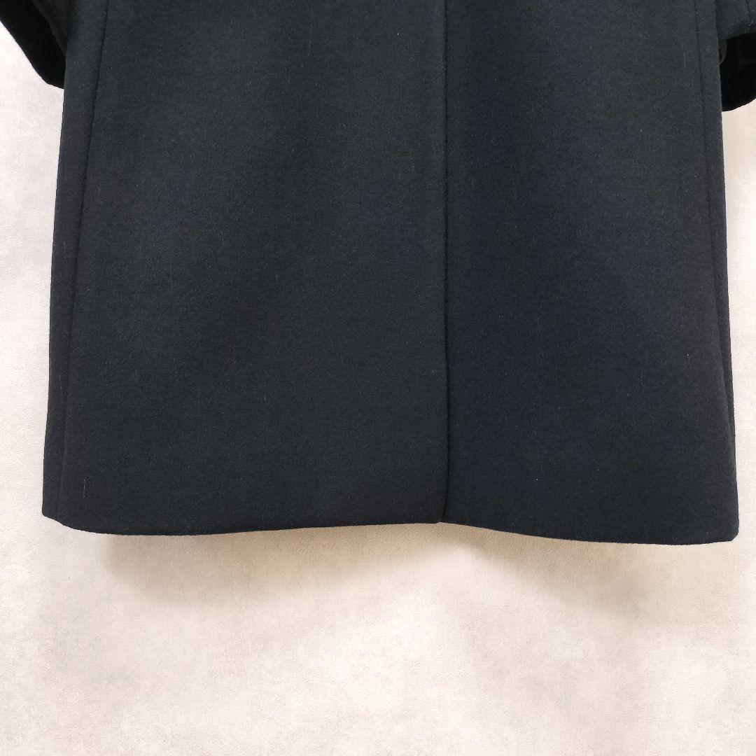 美品✨ジャンポールゴルチエ まち針刺繍 チェスターコート ブラック ウール