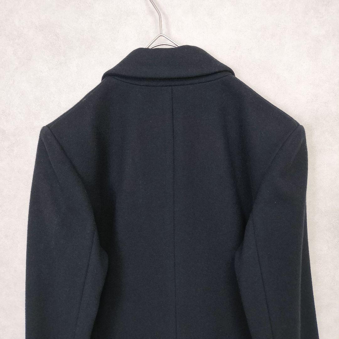 美品✨ジャンポールゴルチエ まち針刺繍 チェスターコート ブラック ウール