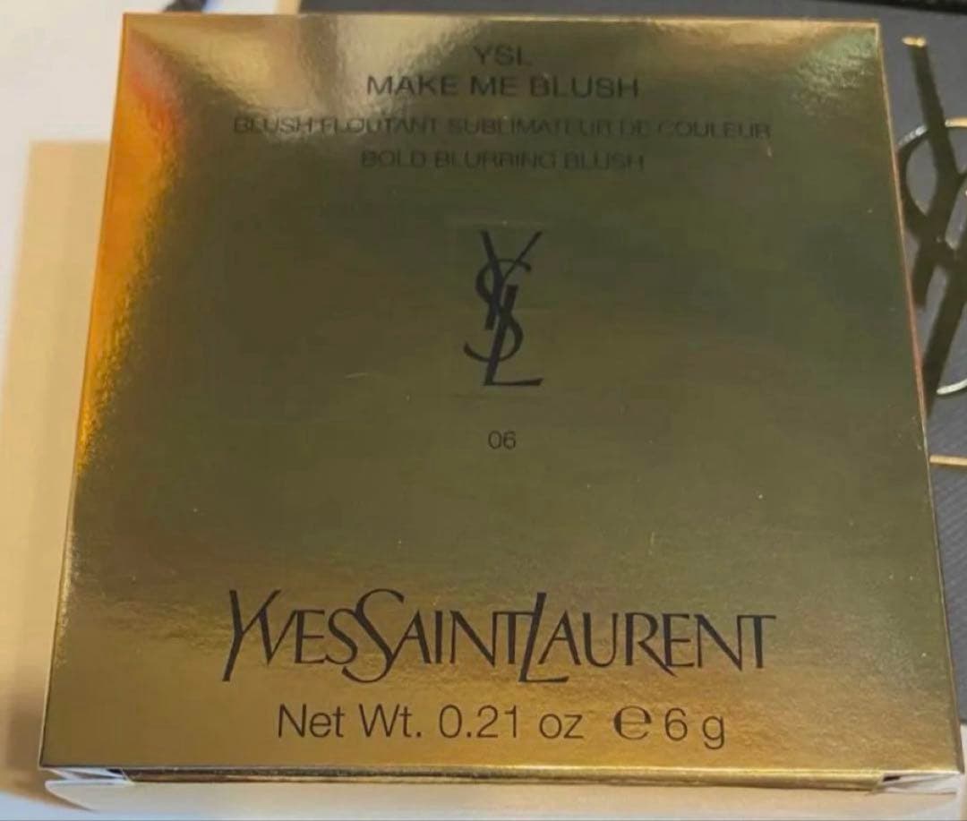 新品/YSL☆#メイクミーブラッシュパウダー #06 ファンデ他サンプル付