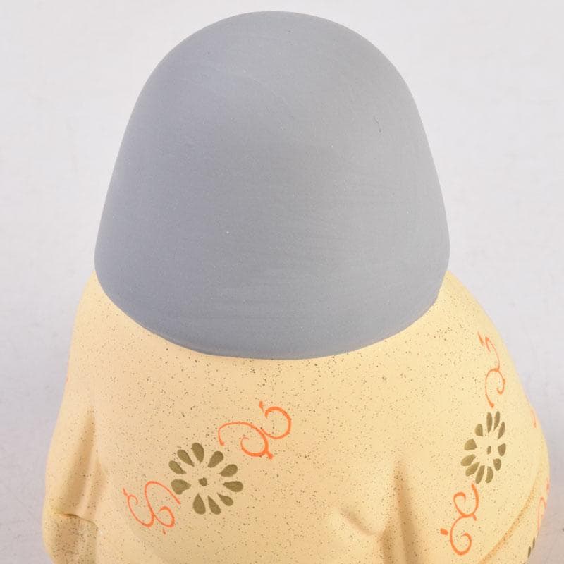 茶道具　京焼　東哉製　色絵　抱兎香合　共箱　V　8461