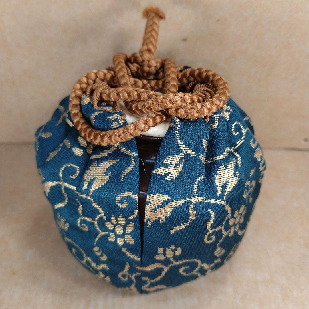 【本物保証】瀬戸茶入 裏千家十四代淡々斎箱 仕覆付 毎日オークション取扱品