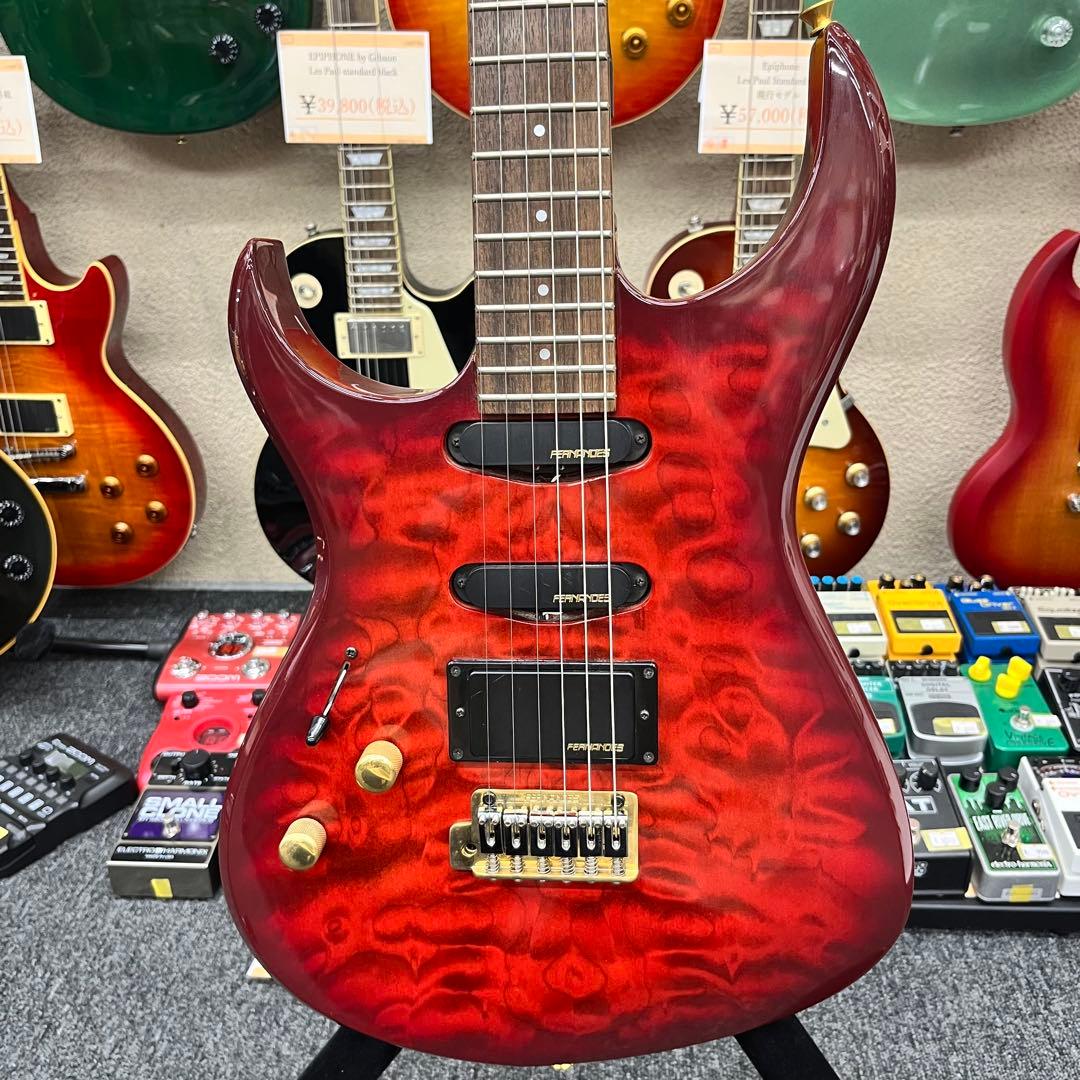 【9364】 FERNANDES SSH FGZ 40 ?レフティ 赤