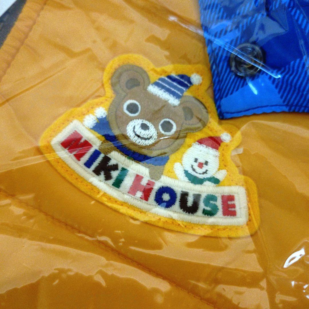 新品未開封　ミキハウス MIKIHOUSE リバーシブル ダウンジャケット 90