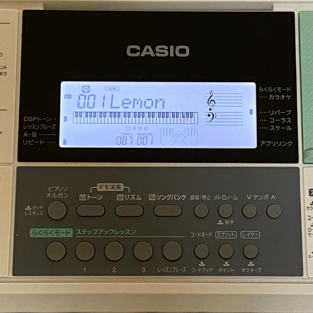 CASIO カシオ 電子キーボード 光ナビゲーション LK-512 61鍵盤