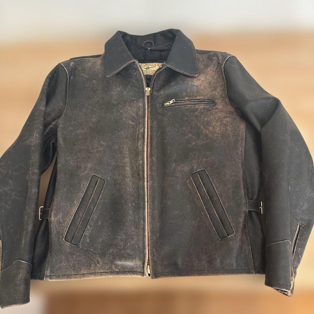 中田商店 morgan productions シングル レザージャケット