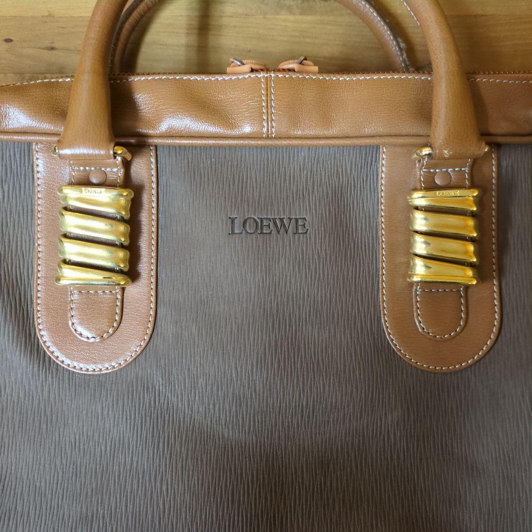 ビンテージ◆LOEWE ロエベ トラベルバック　ベラスケス　ショルダー＆鍵付き