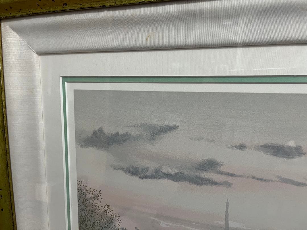 版画　ミッシェル・ドラクロワ　ゴルフ