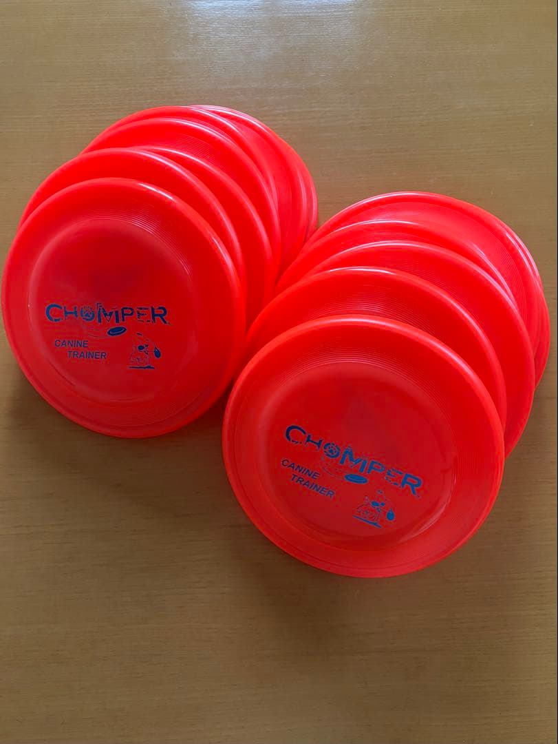 【新品未使用】犬用 ディスク ミスプリント 夏用 オレンジ 20枚