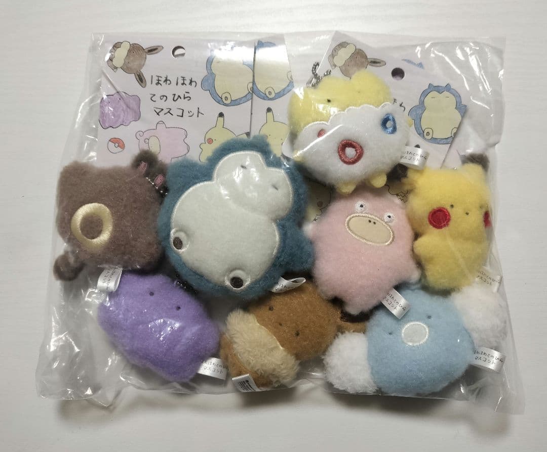 ポケモン　ほわほわてのひらマスコット　8点セット