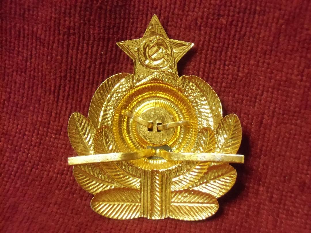 ★ＣＣＣＰ★ソビエト軍/ソ連軍＊海軍＊Ｍ１９６９将校用帽章（実物）