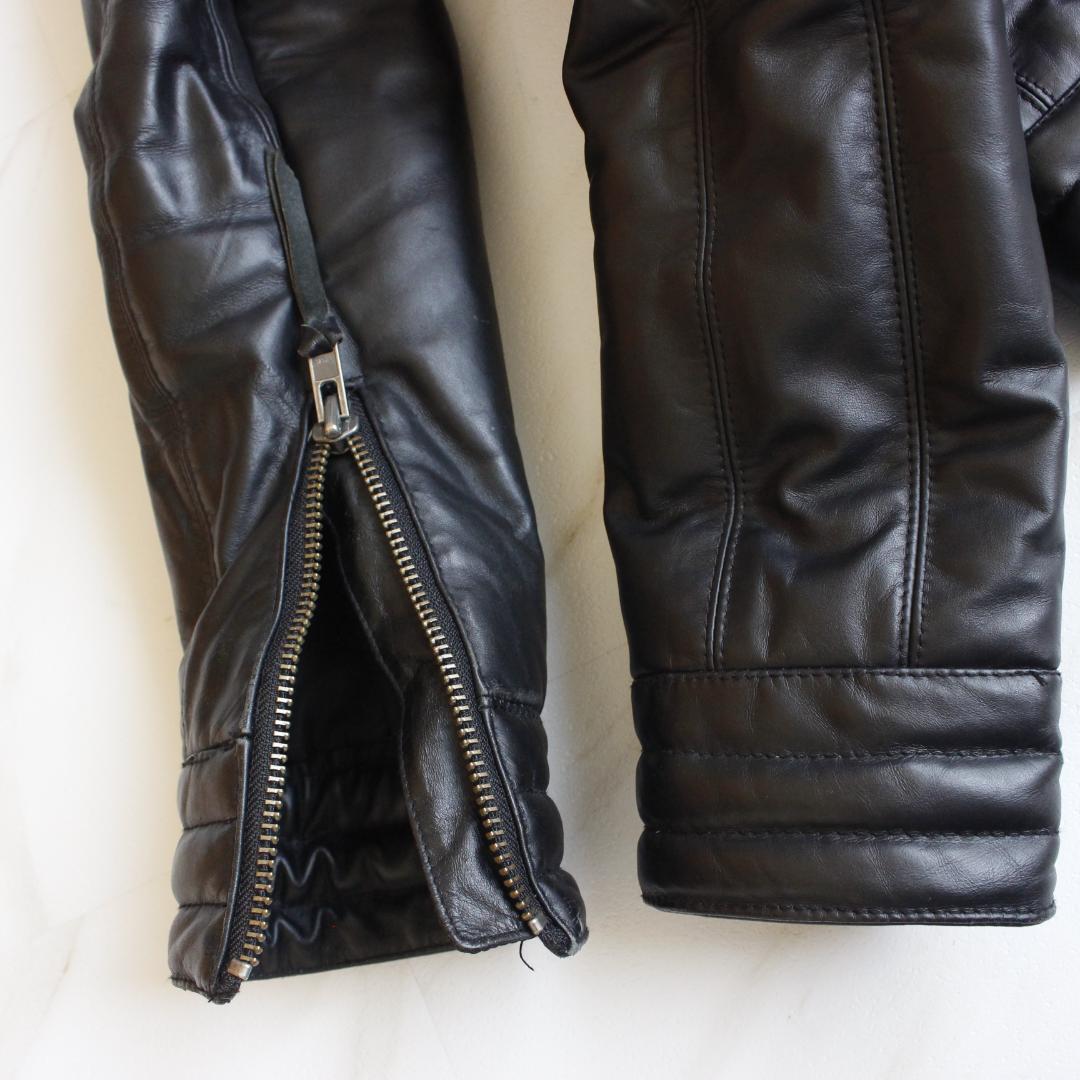 リュウグウレザー 馬革ダウンジャケット M ホースレザー