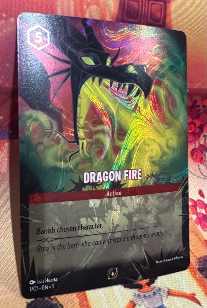 ロルカナ ドラゴンの炎　プロモ Lorcana Challenge 海外限定