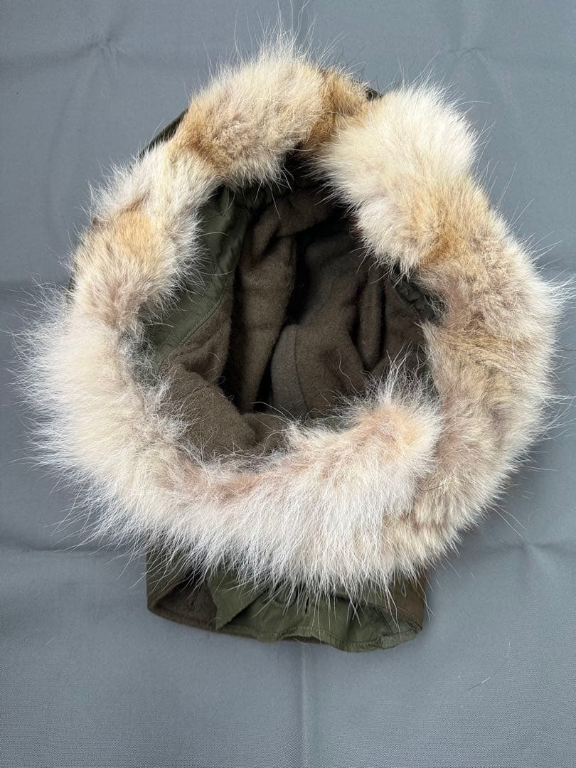 M-51 パーカー用フード　タグ赤　焼け