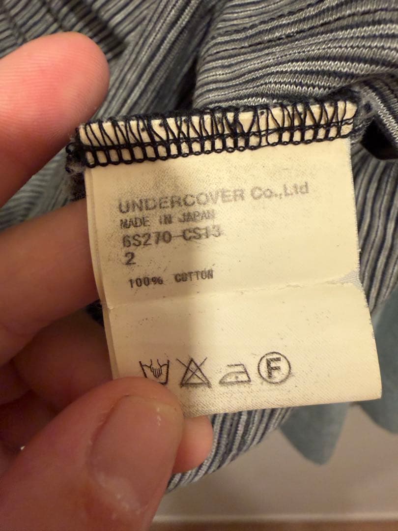 undercoverism 06ss T期フードドッキングシャツ KLAUS