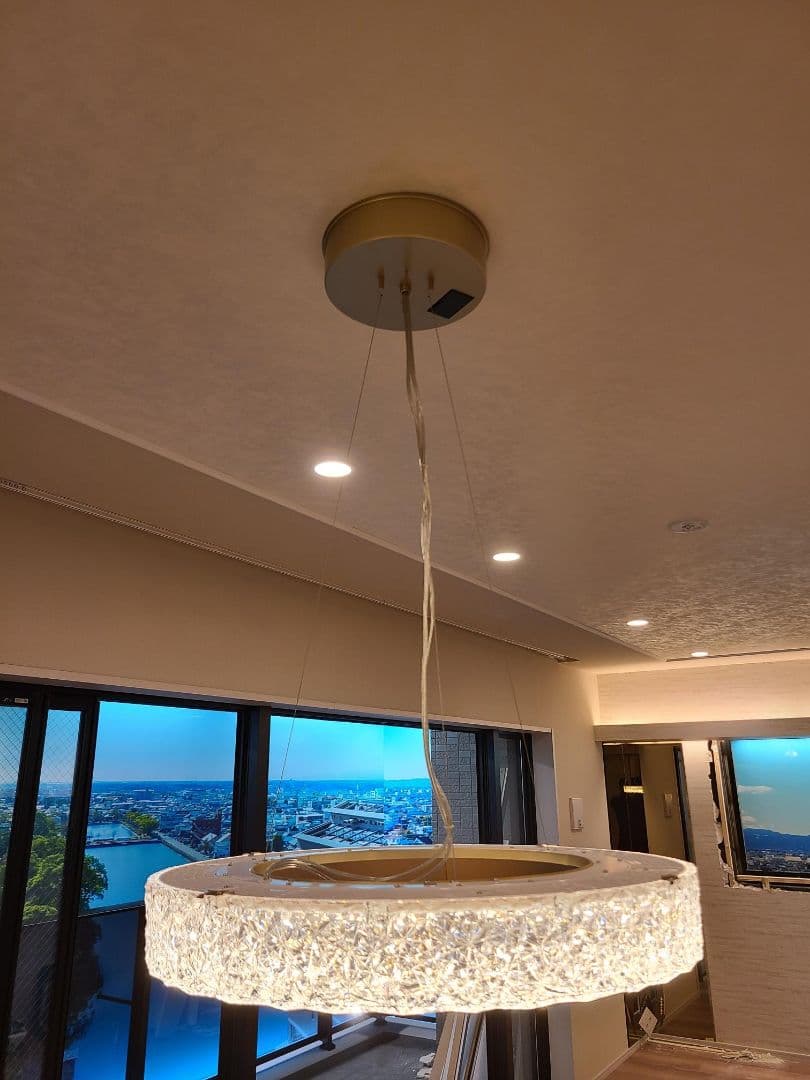 【お片付け中様】クリスタル照明 ゴールド 23年製 展示品 (L-SGJ04)