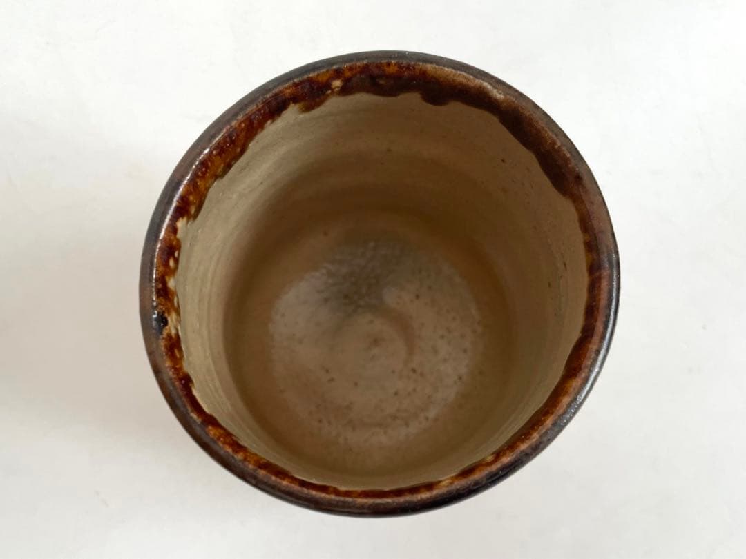 陶芸家　人間国宝　金城次郎　魚文　筆筒　筆入れ　筒花入　コップ　民藝　民芸