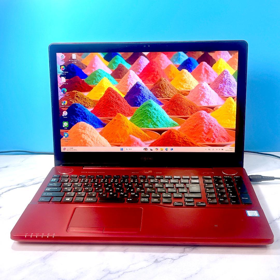 美品☆タッチパネル・Corei7・8GB・SSD・ブルーレイ・ノートパソコン