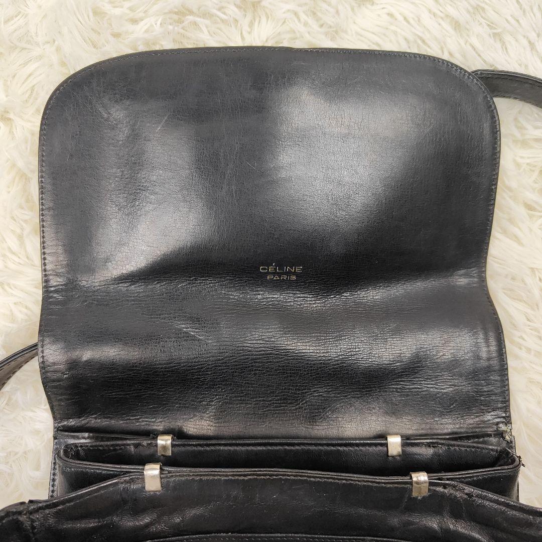 本日限定価格　セリーヌ　ハンドバッグ　ワンショルダー　Cマカダム　馬車　4室