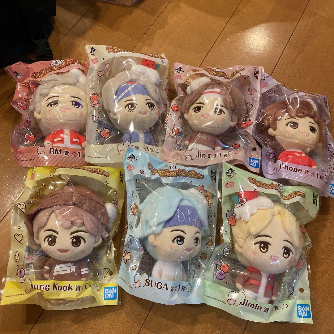 さらに値下げしました♪BTS 1番くじ　ぬいぐるみ7個セット