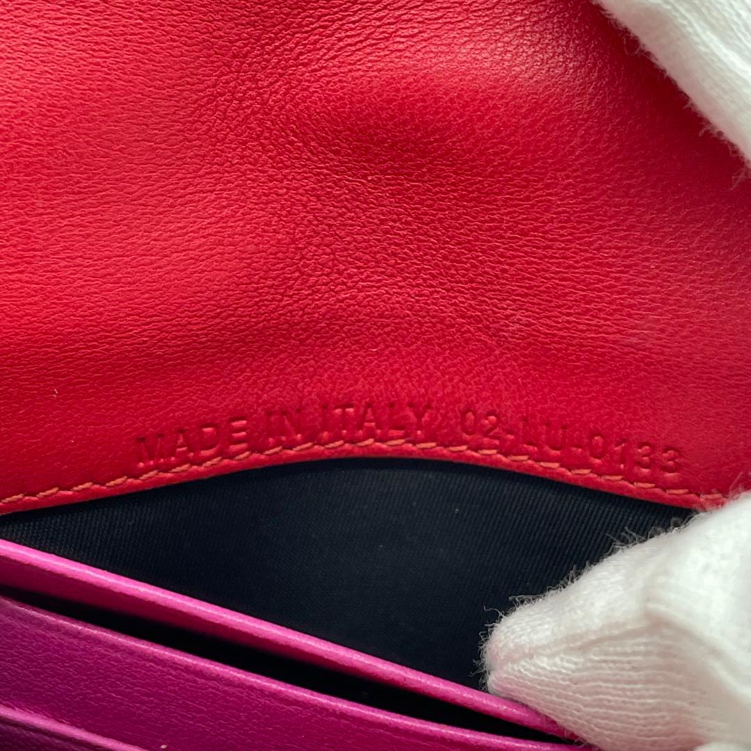 【美品】 DIOR クリスチャンディオール レディディオール レザー 折り財布