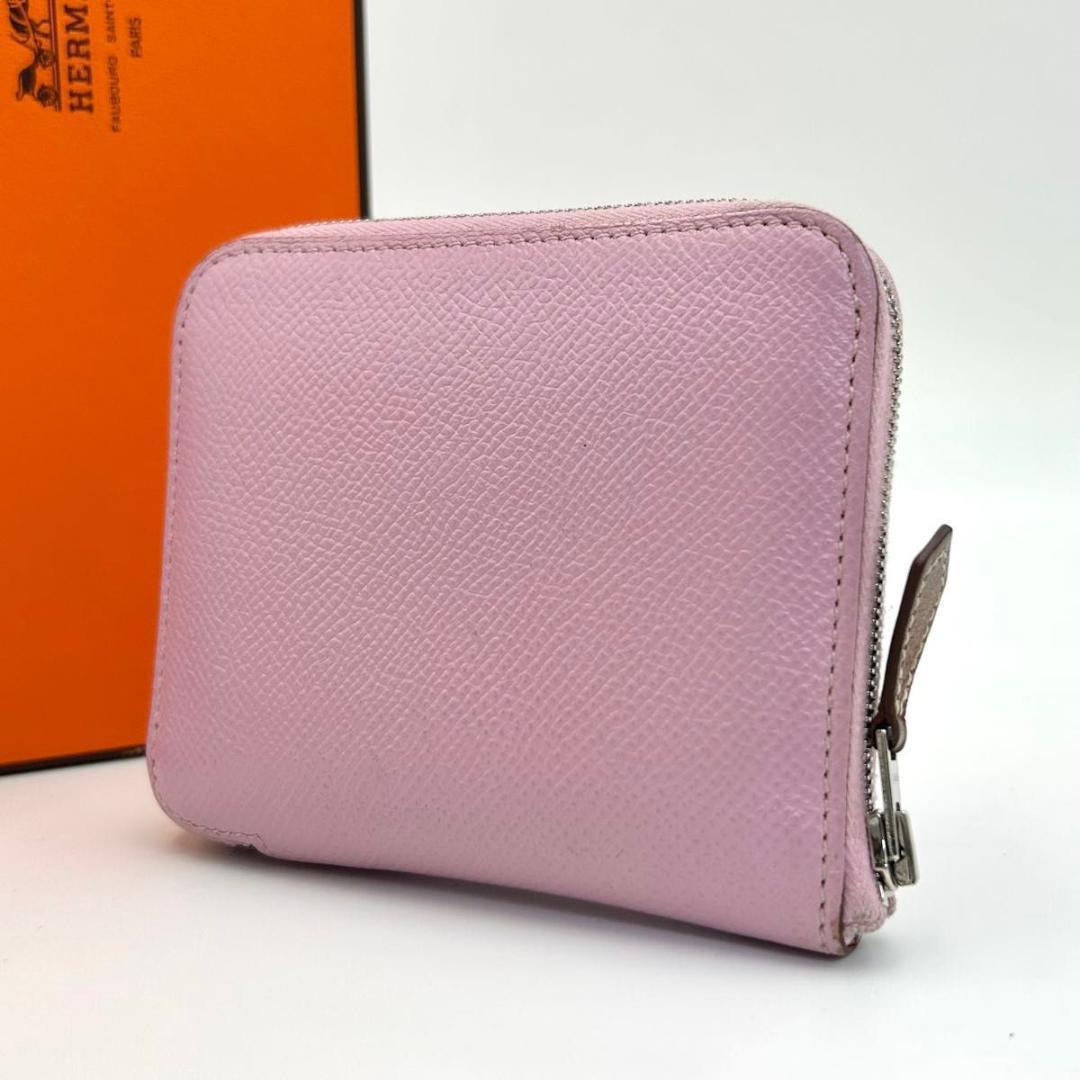 【美品】エルメス ケース アザップコンパクト エプソンピンク系 小銭入れ