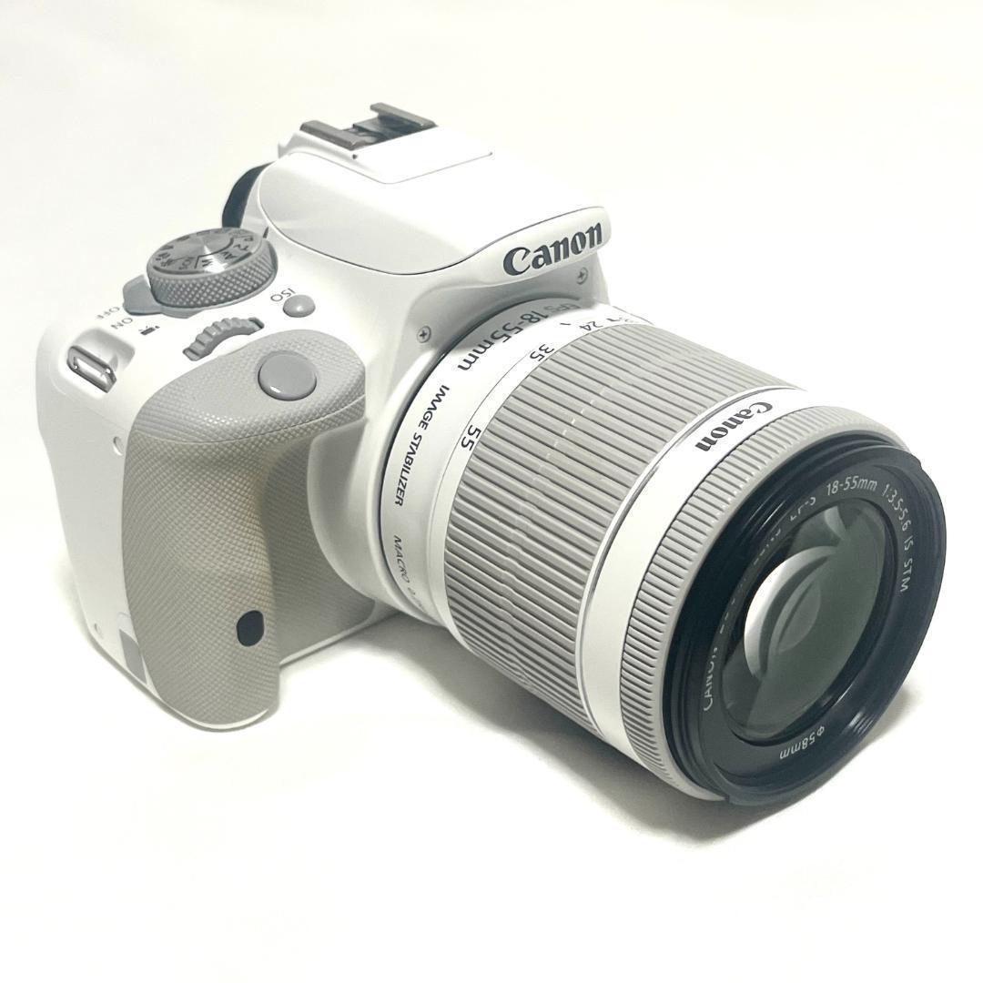 可愛くて軽量❣️ Canon EOS Kiss X7 ホワイト 手ブレ補正レンズ