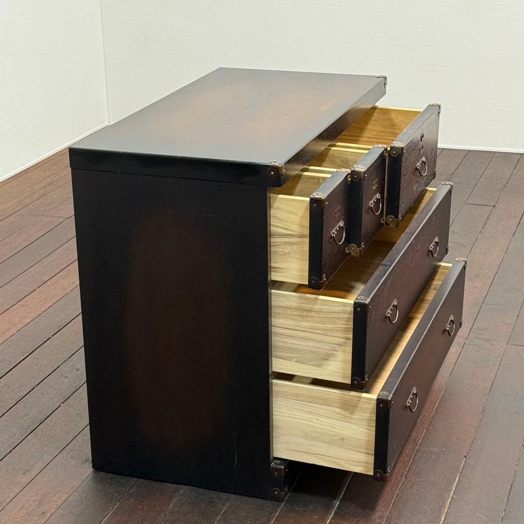 H110K63a 和製アンティーク 和箪笥 3段