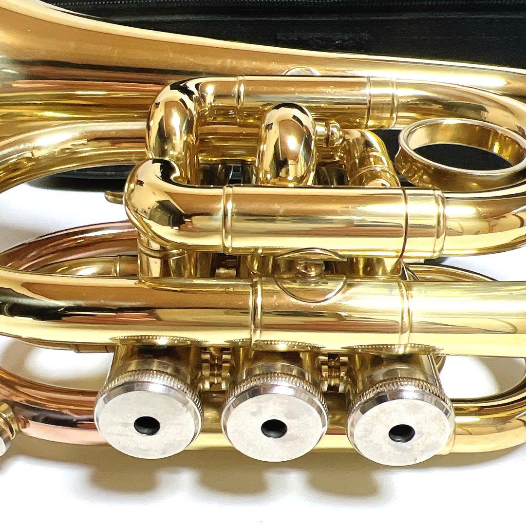 【極美品】MINERVA MPT250L ポケットトランペット　管楽器　吹奏楽