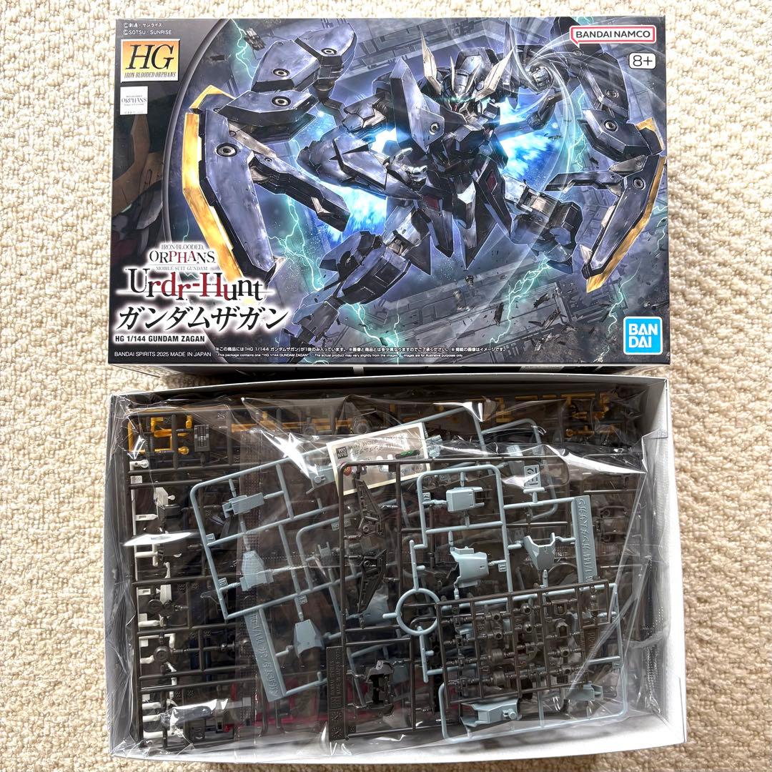 12/16まで　HG 白いガンダム(GQ) & ガンダムザガン 新品3点セット
