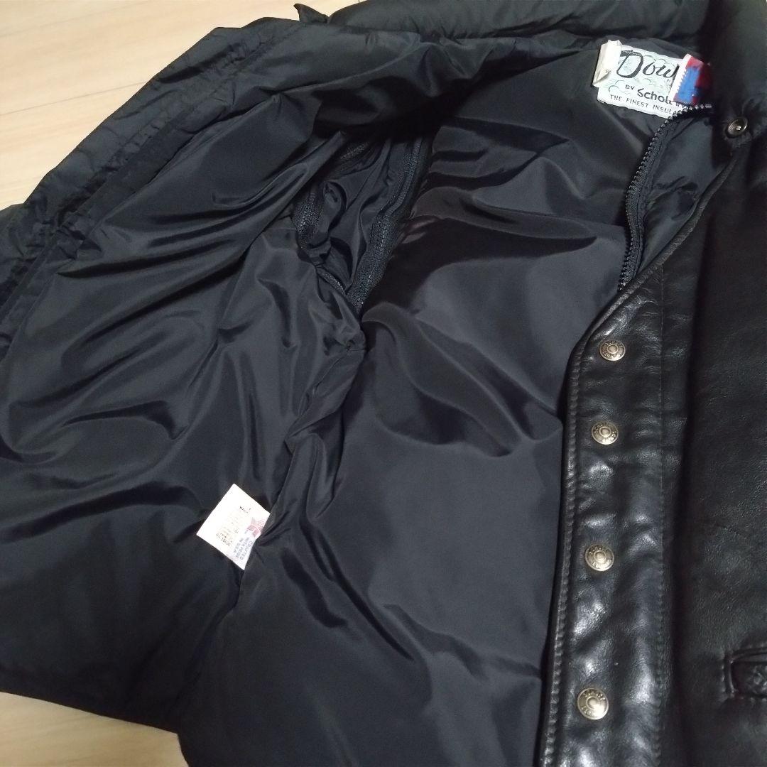 Osa Schott レザー×ダウン 2WAY ジャケット サイズ40