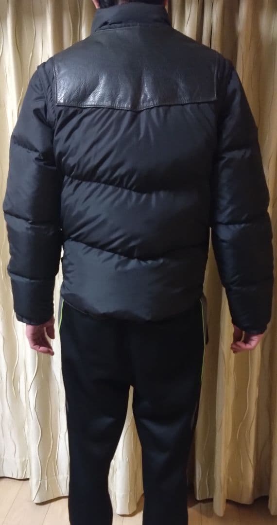 Osa Schott レザー×ダウン 2WAY ジャケット サイズ40