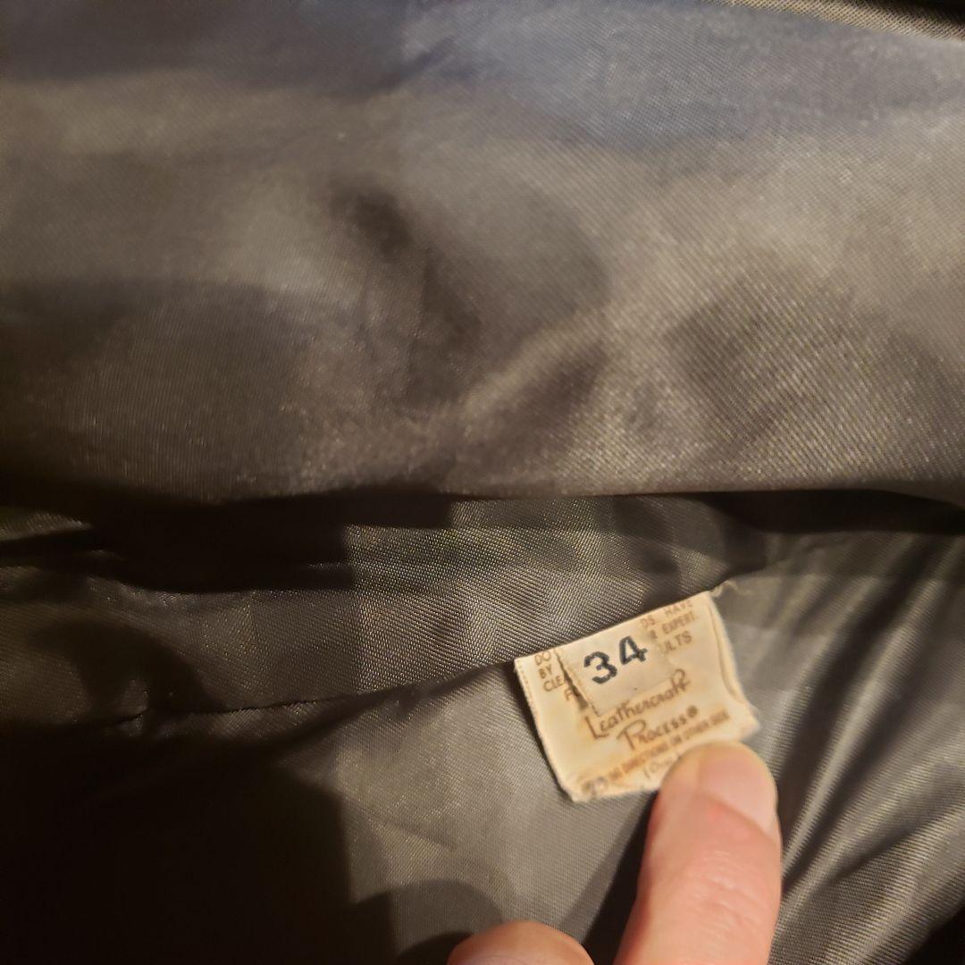 Schott ブラック レザー ジャケット